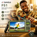 Sansui F51 – Grand Écran Portable pour Vidéos, Radio & Musique CG