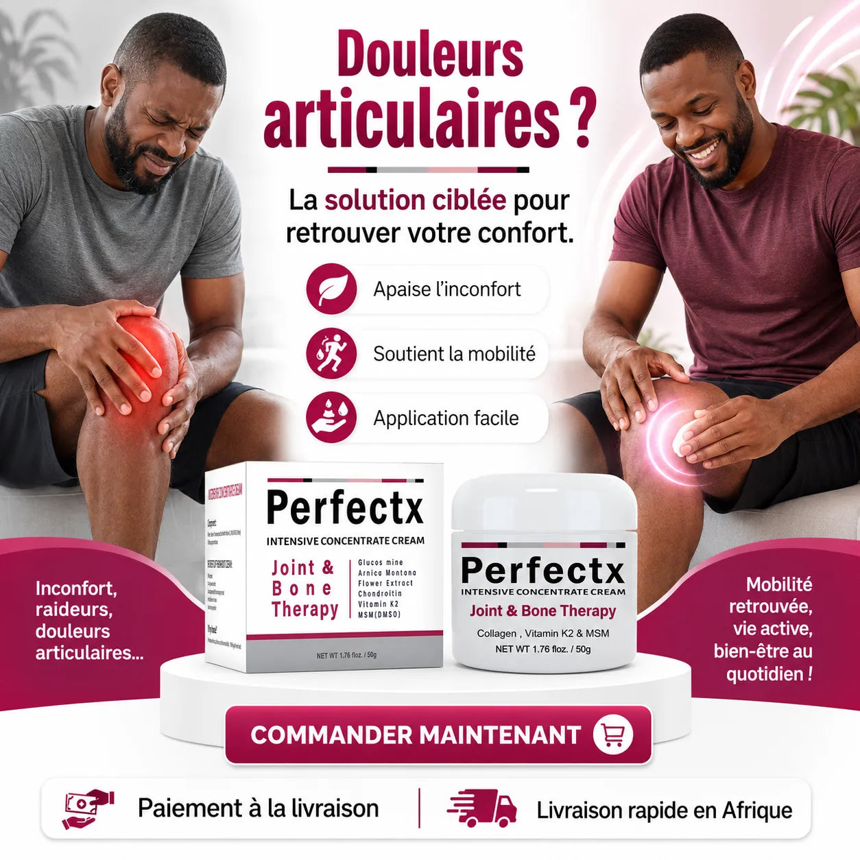 Perfectx – Crème Concentrée Articulations et Os